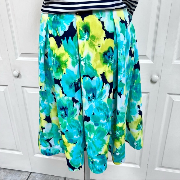 Madison Leigh Floral/Stripes Dress Size 14 - Picture 12 of 15